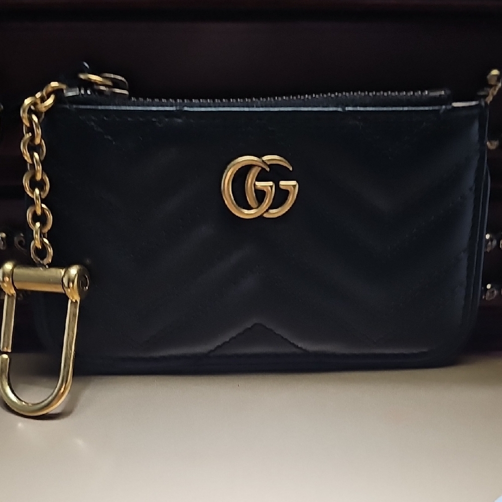 Gucci Black and Gold Key & Card Holder - Picture 14 of 14